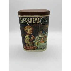 Vintage 1984 Hersheys Cocoa Tin Collectible Tin